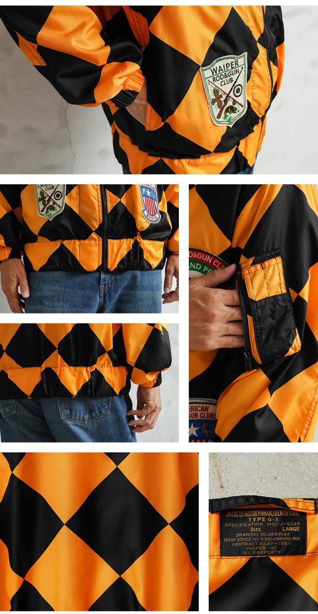 WAIPER.inc 米軍 G-1 LINECREWMAN JACKET ラインクルーマンジャケット
