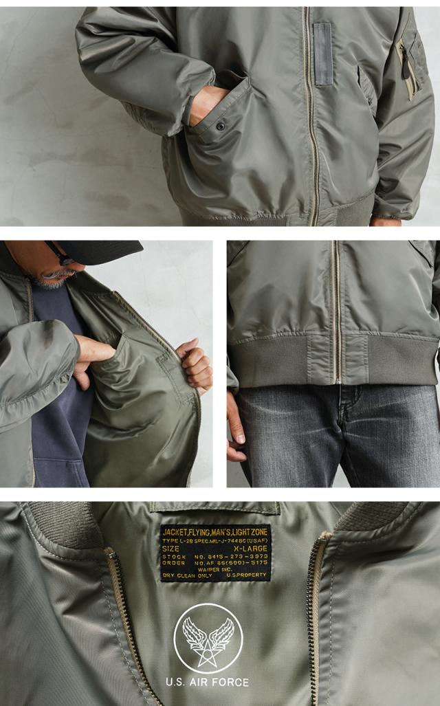 WAIPER.inc 米軍 最初期型 L-2B フライトジャケット MIL-J-7448Cモデル