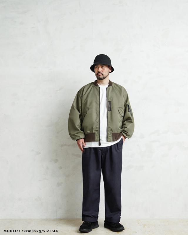 WAIPER.inc L-2 フライトジャケット カスタムモデル WAIPER.inc 米軍 L-2A フライトジャケット MIL-J-5392Aモデル NAVY