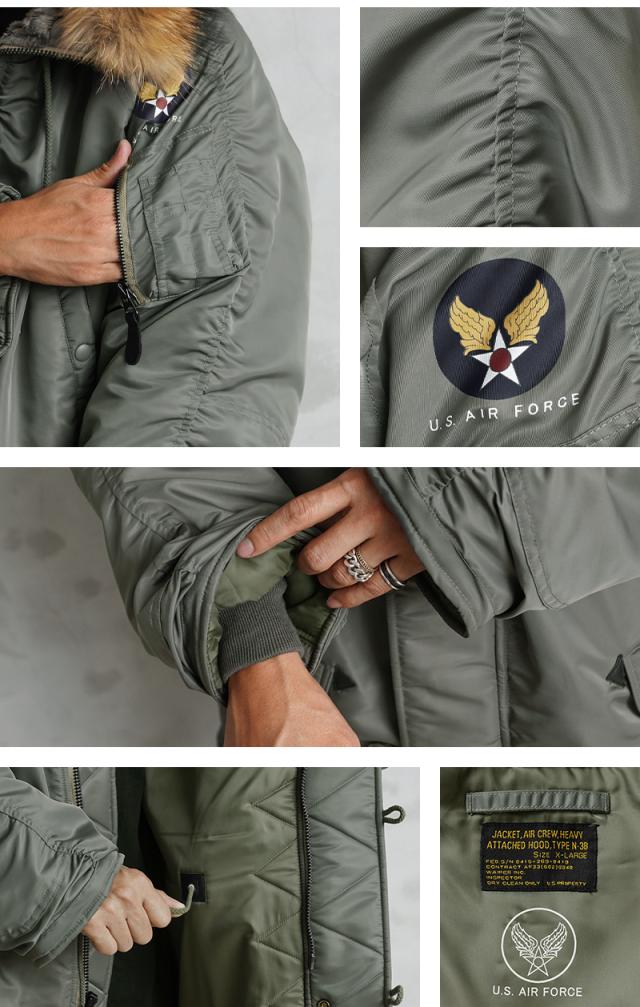 WAIPER.inc 米軍 初期型 N-3B VINTAGE フライトジャケット リアル