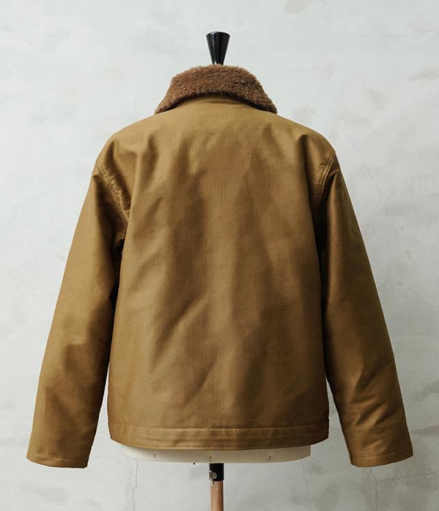 WAIPER.inc 忠実復刻 米軍 U.S.NAVY N-1 デッキジャケット ピケモデル/アルパカライニング 日本製【WP119】【Cx】【T】｜メンズ アウター 大きいサイズ カジュアル ボア 防寒 バイク アメカジ ブランド おしゃれ