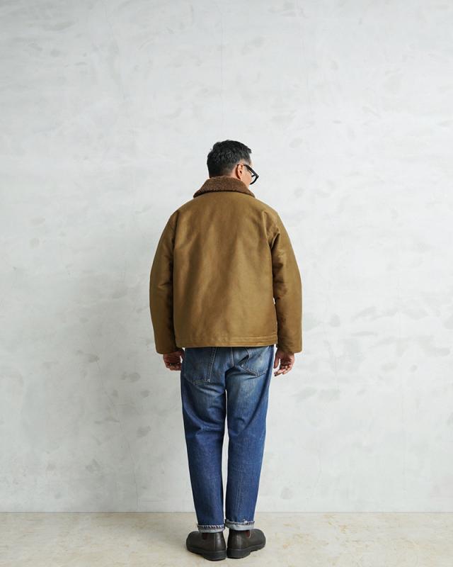 WAIPER.inc 忠実復刻 米軍 U.S.NAVY N-1 デッキジャケット ピケモデル/アルパカライニング 日本製【WP119】【Cx】【T】｜メンズ アウター 大きいサイズ カジュアル ボア 防寒 バイク アメカジ ブランド おしゃれ