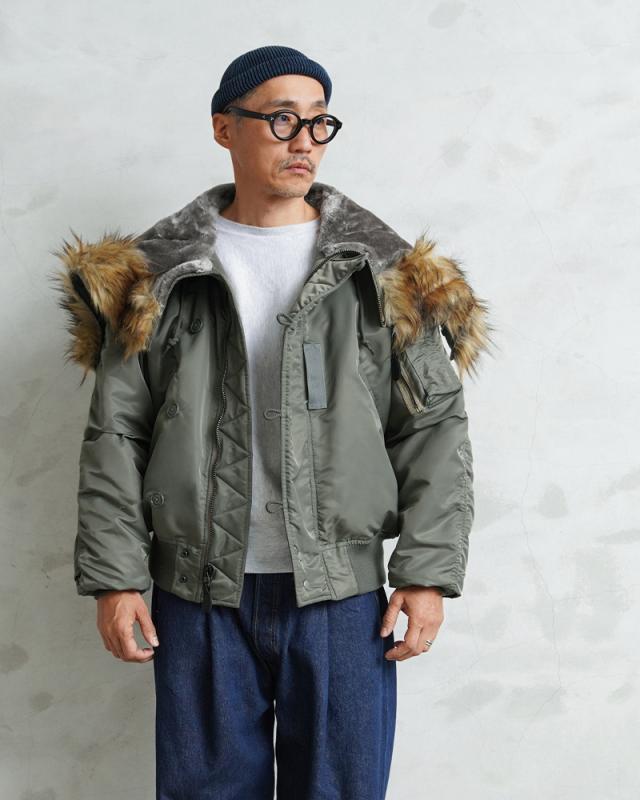 WAIPER.inc 米軍 初期型 N-2B VINTAGE フライトジャケット【WP28】【T】【Cx】_4