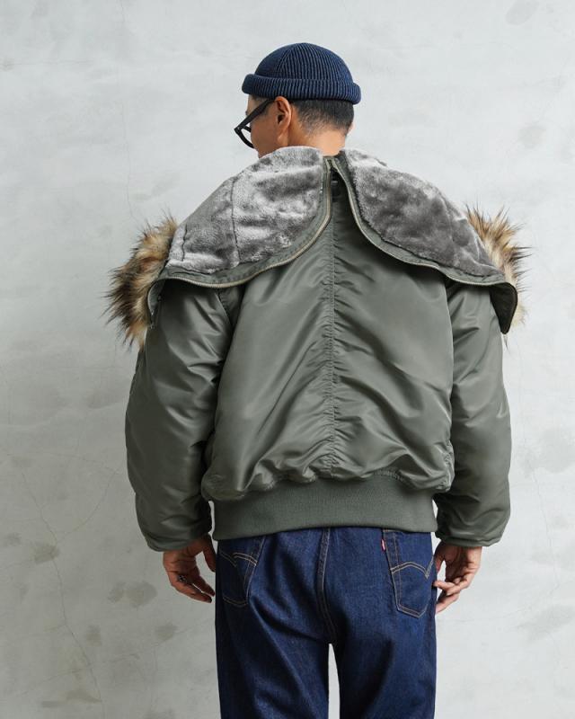 WAIPER.inc 米軍 初期型 N-2B VINTAGE フライトジャケット【WP28】【T】【Cx】_5