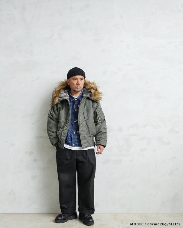 WAIPER.inc 米軍 初期型 N-2B VINTAGE フライトジャケット【WP28】【T】【Cx】_6