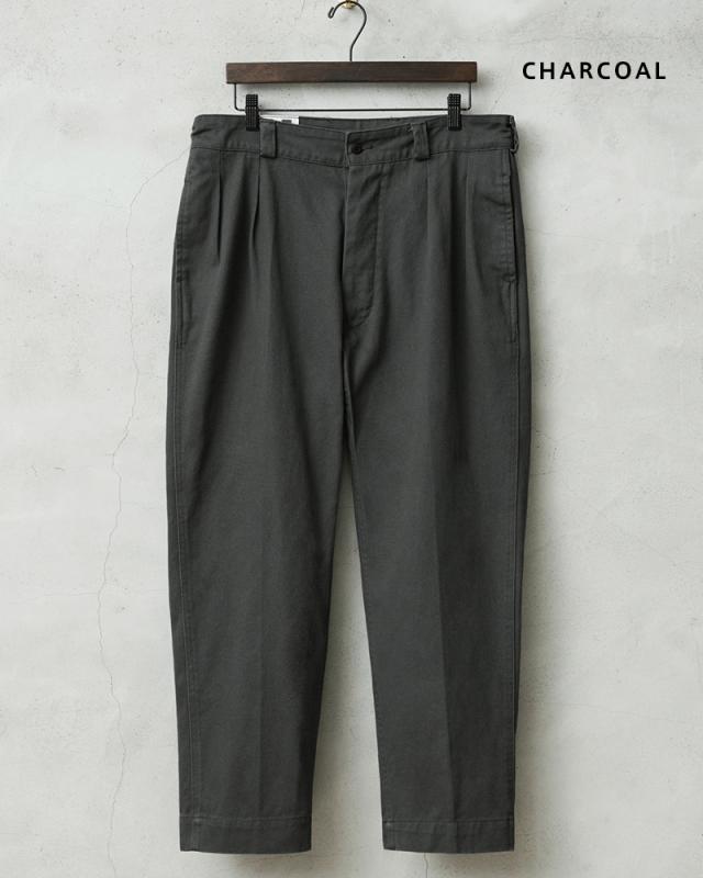 WAIPER.inc フランス軍ツータック チノトラウザー ミリタリースラックス WAIPER.inc フランス軍 1950〜60年代 M-52 ヴィンテージ ツータック