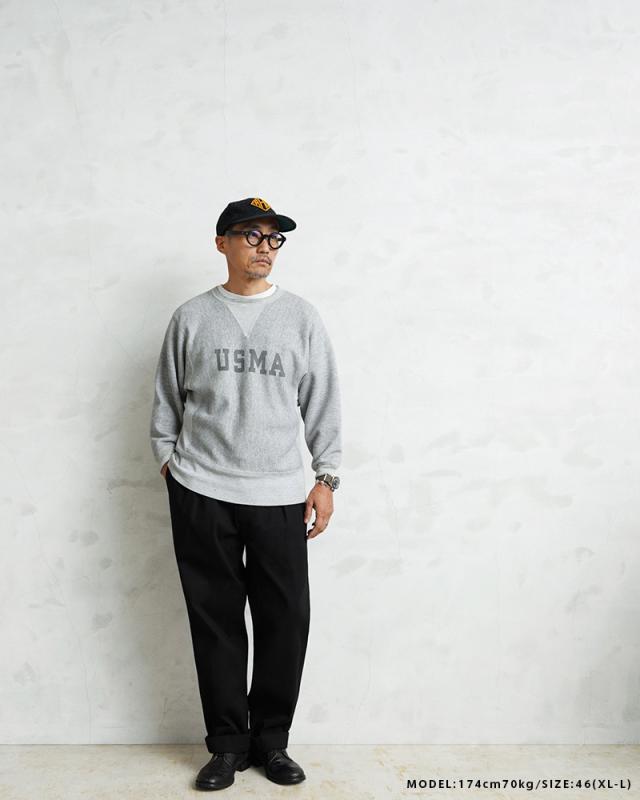 WAIPER.inc フランス軍 1950〜60年代 M-52 ヴィンテージ ツータック チノトラウザー【WP69】【R】【Cx】｜メンズ ボトムス チノパン ワークパンツ M52 軍パン カーキ ブラック_11