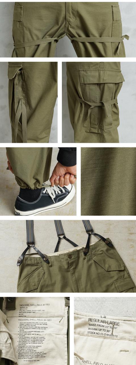 WAIPER.inc 米軍 M-51 フィールドカーゴパンツ【WP1013】【T】【Cx
