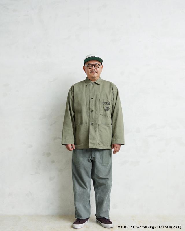 WAIPER.inc 米軍 1940's U.S.M.C. P-41 HBT ユーティリティジャケット
