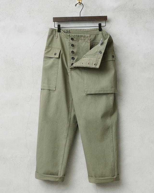 WAIPER.inc 米軍 1940's U.S.M.C. P-44 HBT モンキーパンツ【WP1049