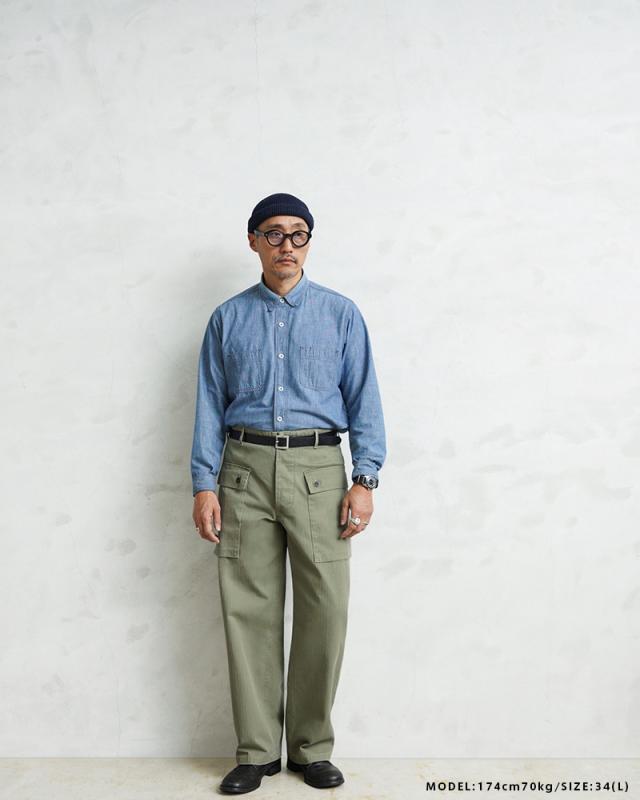 WAIPER.inc 米軍 1940's U.S.M.C. P-44 HBT モンキーパンツ【WP1049
