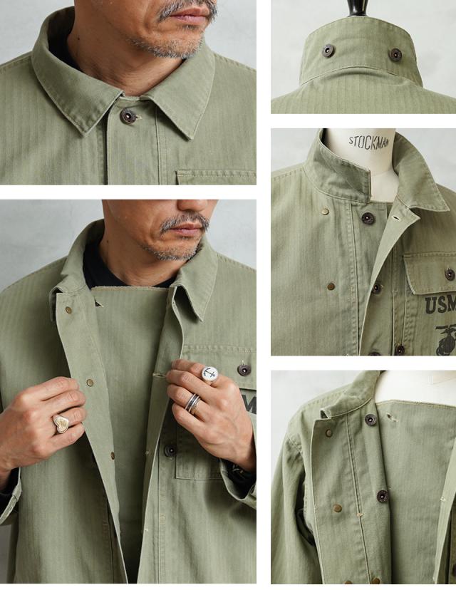 WAIPER.inc 米軍 1940's U.S.M.C. P-44 HBT ユーティリティジャケット