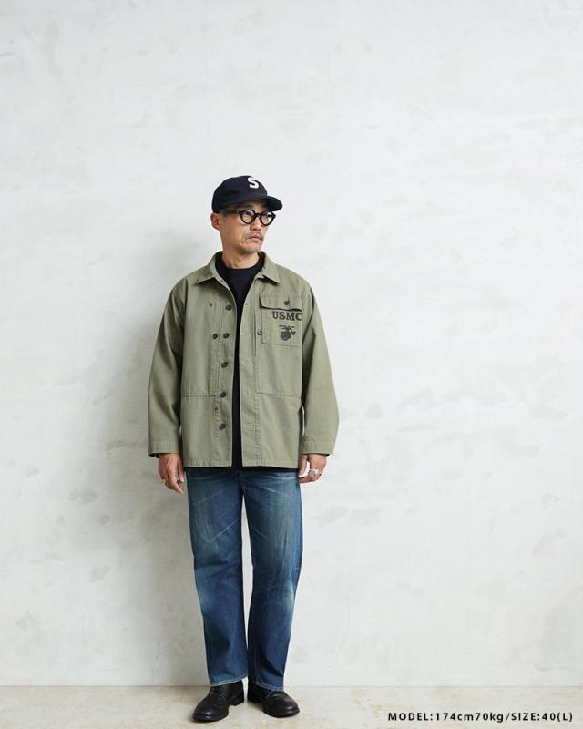 WAIPER.inc 米軍 1940's U.S.M.C. P-44 HBT ユーティリティジャケット