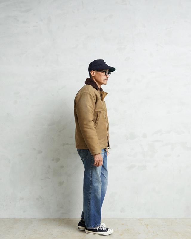 WAIPER.inc 忠実復刻 米軍 U.S.NAVY N-1 デッキジャケット 後期型 アルパカライニング VINTAGE WASH MADE IN JAPAN【WP43U】【Cx】【T】