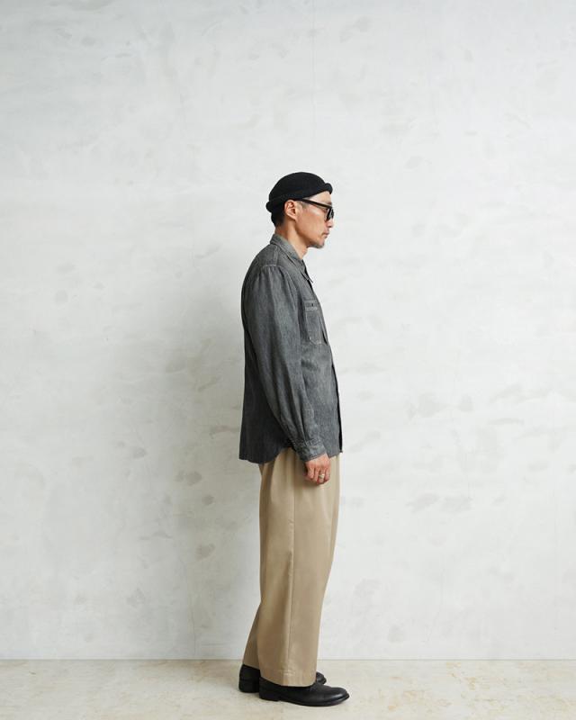 WAIPER.inc US ARMY FICTIONAL M-49 VENTILE（ベンタイル） チノトラウザー ストレート【WP1087】【T】【Cx】｜メンズファッション チノパン ミリタリー ワイパー パンツ 撥水 コットン ゆったり_10