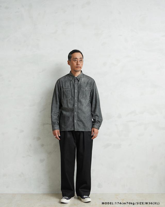 WAIPER.inc US ARMY FICTIONAL M-49 VENTILE（ベンタイル） チノトラウザー ストレート【WP1087】【T】【Cx】｜メンズファッション チノパン ミリタリー ワイパー パンツ 撥水 コットン ゆったり_7
