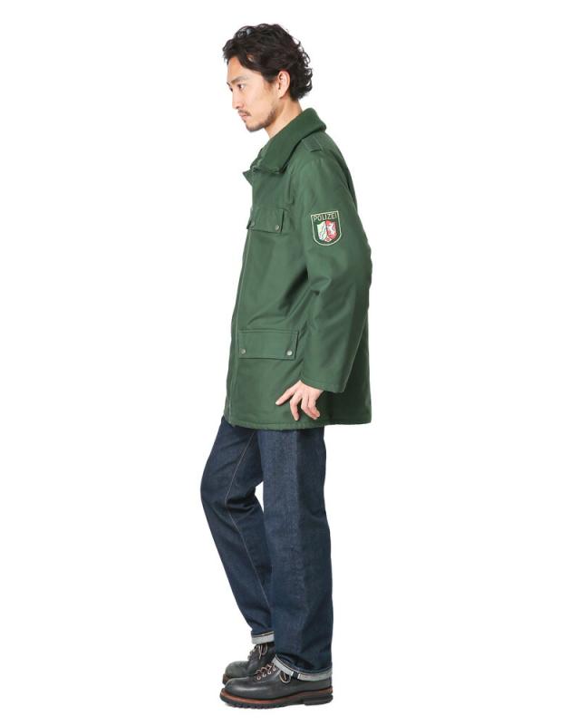 実物 ドイツBGS（連邦国境警備隊）MODEL 1 ジャケット W/LINER USED【Cx】【I】｜ドイツ軍 ミリタリー メンズ ファッション 放出品 軍物 キルティング ライナー付き 古着 アウター ドイツ警察 グリーン ブルゾン レトロ_2