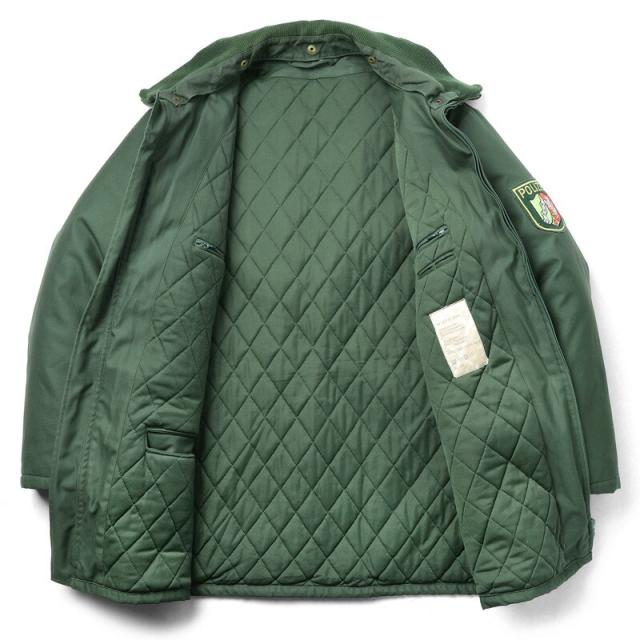 実物 ドイツBGS（連邦国境警備隊）MODEL 1 ジャケット W/LINER USED【Cx】【I】｜ドイツ軍 ミリタリー メンズ ファッション 放出品 軍物 キルティング ライナー付き 古着 アウター ドイツ警察 グリーン ブルゾン レトロ_6