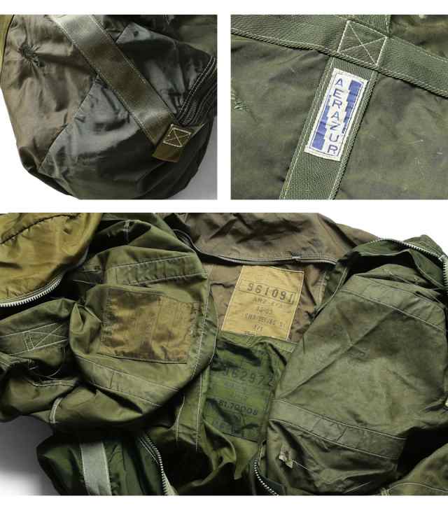 ミリタリー バッグ / 希少 実物 フランス軍 AIR FORCE PARATROOPER