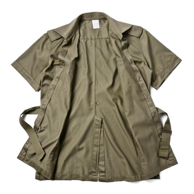 実物 イタリア軍 サファリシャツ カーキ USED 【Cx】【I】の通販はau