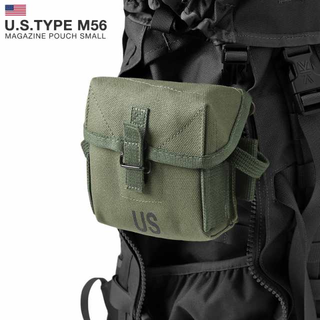 ミリタリー ポーチ / 新品 米軍 U.S.TYPE M56 MAGAZINE AMMO POUCH