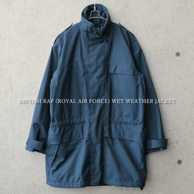 実物 USED イギリス軍 RAF（ROYAL AIR FORCE）WET WEATHER ジャケット【Cx】【T】｜メンズ ミリタリージャケット レインジャケット レイ