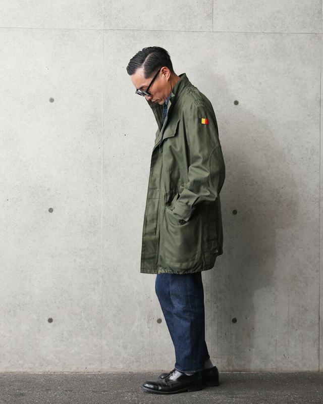 実物 USED ベルギー軍 M-88 フィールドジャケット スタンドカラー SEYNTEX社製【Cx】【I】｜メンズ ミリタリージャケット アウター コート ノーカラーコート NATO ジャケット 軍放出品 ユーロミリタリー おしゃれ 古着 大きいサイズ_2