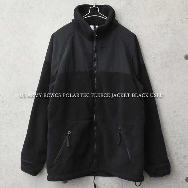 実物 USED 米軍 ECWCS GEN2 POLARTEC（ポーラテック）フリースジャケット BLACK【Cx】【I】｜ミリタリージャケット メンズ アウター 軍放