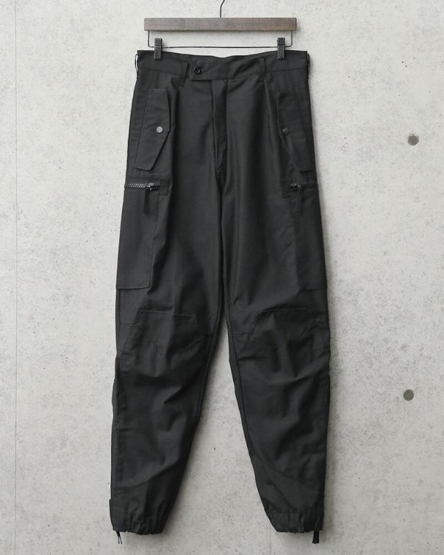 新品 ALE社製 スウェーデン軍 COMMERCIAL MODEL M-90 フィールドパンツ BIG SIZE BLACK【Cx】【I】｜ミリタリーパンツ カーゴパンツ メンズ ボトムス カジュアル ストリート テック 軍モノ 軍パン ゆったり ブラック 黒_2