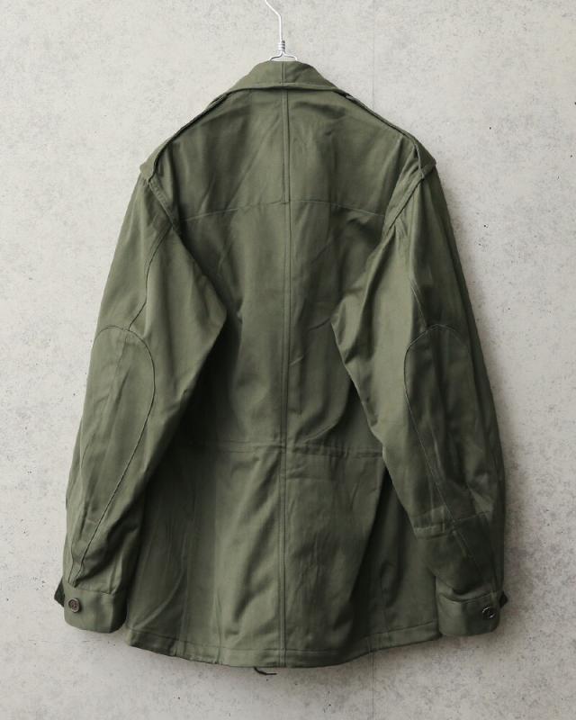 実物 新品 デッドストック フランス軍 M-64 ジャケット フード無し【Cx】【I】｜ミリタリージャケット ミリタリーコート メンズ ミリタリー アウター 軍放出品 軍モノ おしゃれ ユーロミリタリー 大きいサイズ カーキ オリーブ_3