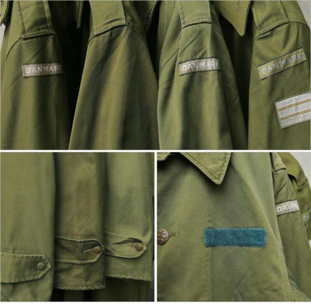 実物 USED デンマーク軍 1970年代 ヴィンテージ フィールドコート【Cx】【I】｜ミリタリーコート ミリタリージャケット メンズ アウター 軍放出品 軍モノ 古着 おしゃれ 大きいサイズ カーキ オリーブ_10