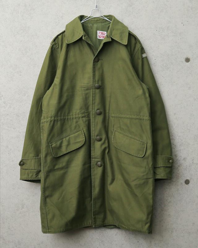 実物 USED デンマーク軍 1970年代 ヴィンテージ フィールドコート【Cx】【I】｜ミリタリーコート ミリタリージャケット メンズ アウター 軍放出品 軍モノ 古着 おしゃれ 大きいサイズ カーキ オリーブ_2