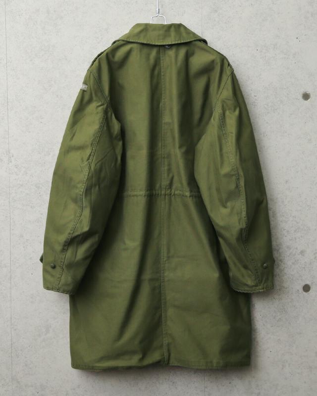 実物 USED デンマーク軍 1970年代 ヴィンテージ フィールドコート【Cx】【I】｜ミリタリーコート ミリタリージャケット メンズ アウター 軍放出品 軍モノ 古着 おしゃれ 大きいサイズ カーキ オリーブ_3