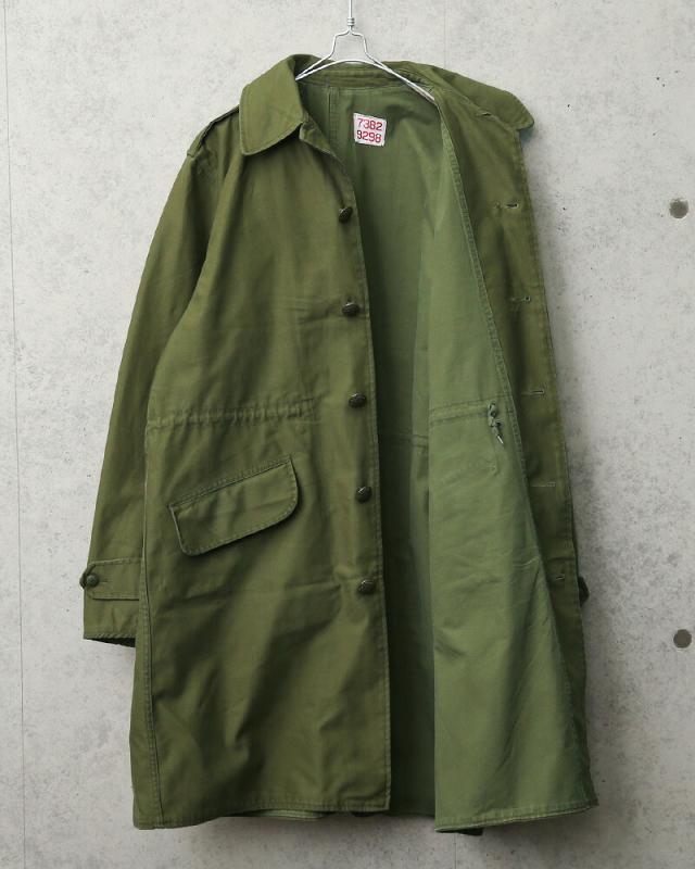 実物 USED デンマーク軍 1970年代 ヴィンテージ フィールドコート【Cx】【I】｜ミリタリーコート ミリタリージャケット メンズ アウター 軍放出品 軍モノ 古着 おしゃれ 大きいサイズ カーキ オリーブ_4