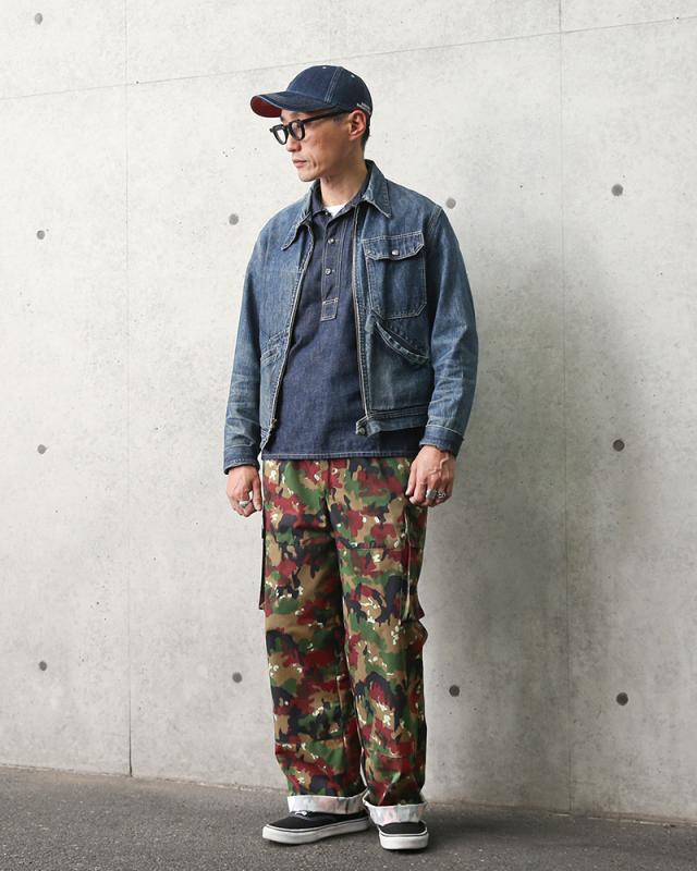 実物 新品 デッドストック スイス軍 M-83 フィールドパンツ