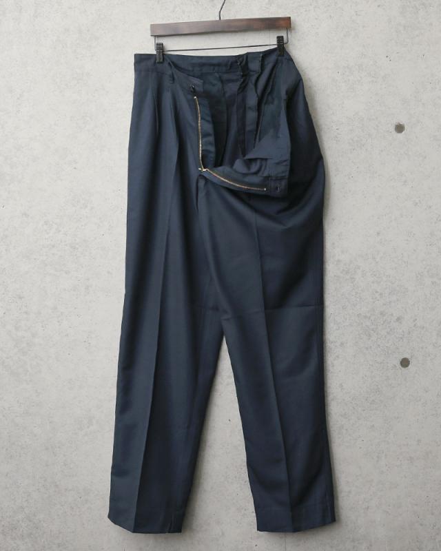 実物 新品 デッドストック カナダ軍 NOMEX オフィサーパンツ ネイビー【Cx】【I】｜ミリタリーパンツ ワークパンツ スラックス ワイドパンツ 軍パン 軍モノ 軍放出品  おしゃれ ゆったり 大きいサイズ ノーメックス 耐熱 難燃 紺色_5