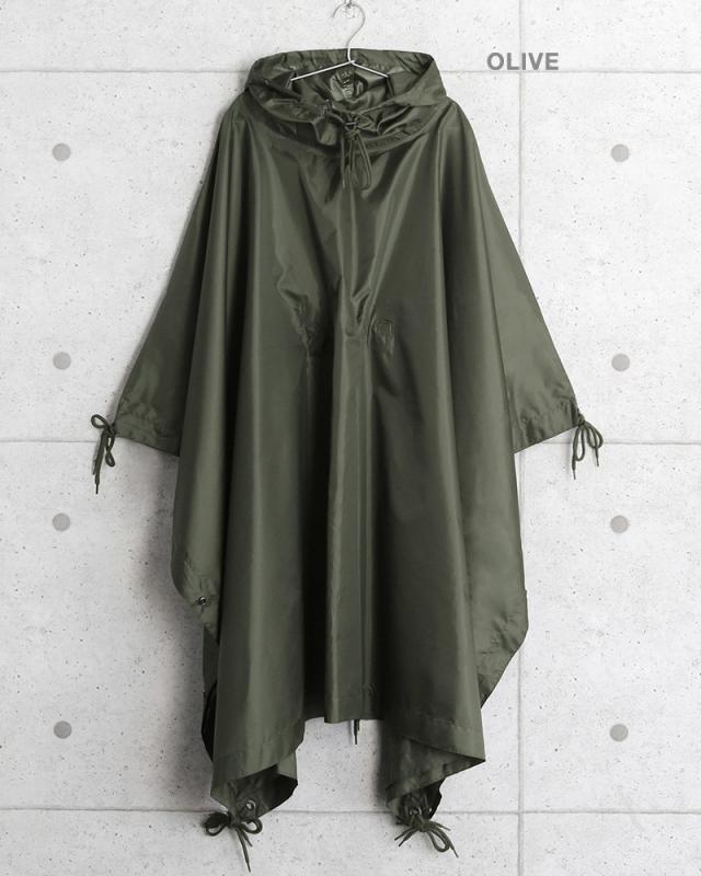 新品 米軍タイプ ナイロンポンチョ【T】｜レインウェア レイン