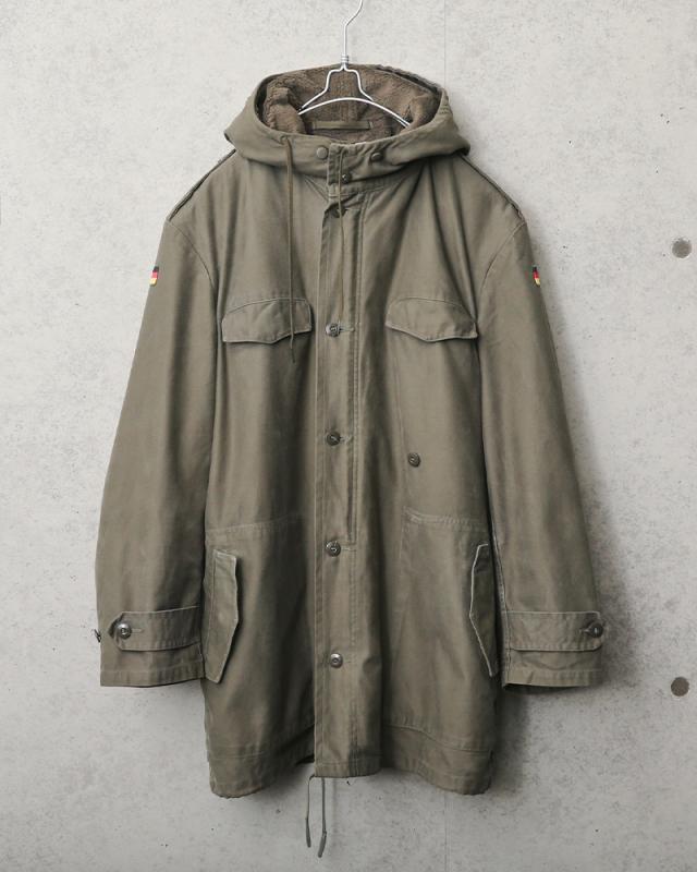 実物 USED ドイツ軍 ボアライニング フィールドパーカー OD【44