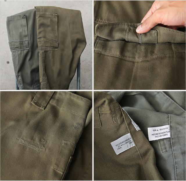 実物 USED オーストリア軍 ファティーグカーゴパンツ【Cx】【I