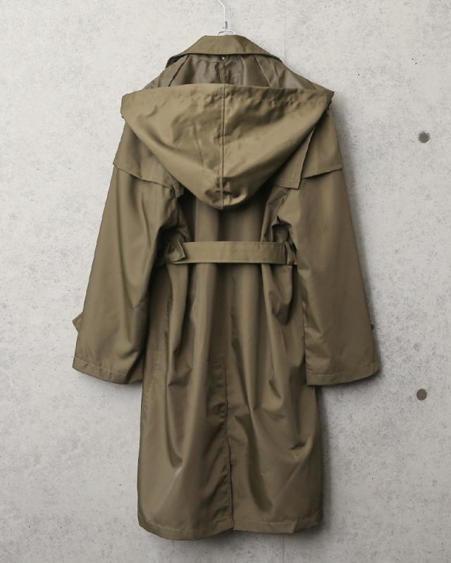 実物 USED ルーマニア軍 オフィサー レインコート OLIVE【Cx】【I】_3