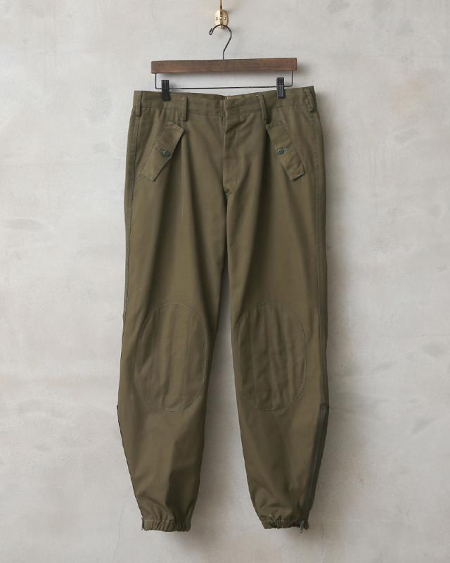 実物 USED イタリア軍 コンバットパンツ【Cx】【I】｜ミリタリー パンツ メンズ カーゴパンツ 軍パン カーキ 大きいサイズ ワイドパンツ 裾リブ ゆったり 古着 おしゃれ_2