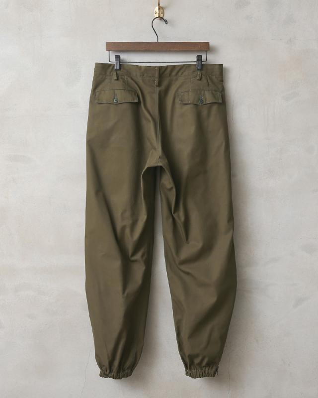 実物 USED イタリア軍 コンバットパンツ【Cx】【I】｜ミリタリー パンツ メンズ カーゴパンツ 軍パン カーキ 大きいサイズ ワイドパンツ 裾リブ ゆったり 古着 おしゃれ_4
