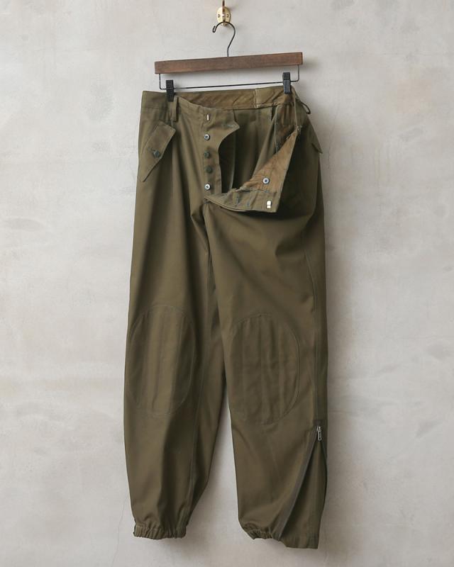 実物 USED イタリア軍 コンバットパンツ【Cx】【I】｜ミリタリー パンツ メンズ カーゴパンツ 軍パン カーキ 大きいサイズ ワイドパンツ 裾リブ ゆったり 古着 おしゃれ_5