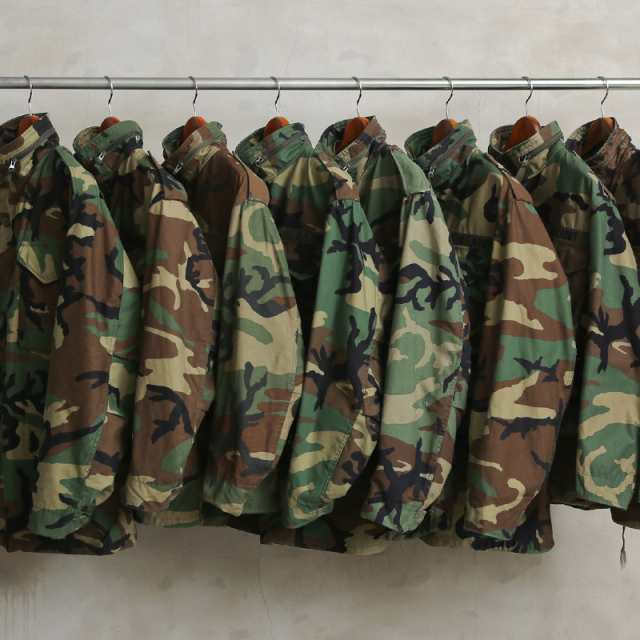 実物 USED 米軍 M-65 フィールドジャケット WOODLAND【Cx】【I