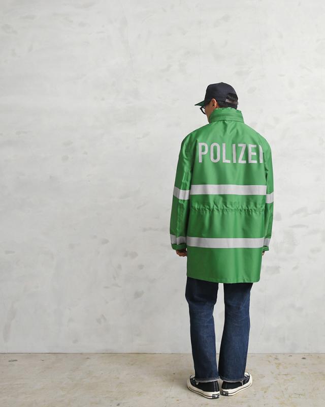 実物 USED ドイツ警察 WATERPROOF“POLIZEI”ポリスジャケット #3【Cx