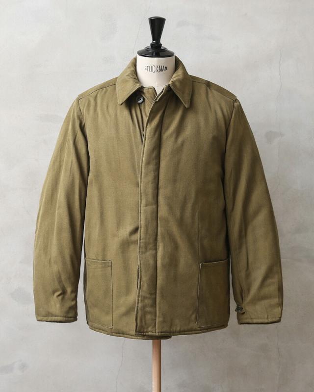 実物 新品 デッドストック ロシア軍（旧ソ連軍）70s〜80s キルティング ジャケット【Cx】【I】｜ミリタリージャケット ワークジャケット メンズ アウター 軍モノ 軍放出品 大きいサイズ オリーブ ソビエト_2