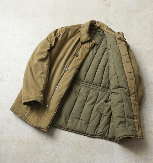 実物 新品 デッドストック ロシア軍（旧ソ連軍）70s〜80s キルティング ジャケット【Cx】【I】｜ミリタリージャケット ワークジャケット メンズ アウター 軍モノ 軍放出品 大きいサイズ オリーブ ソビエト_6