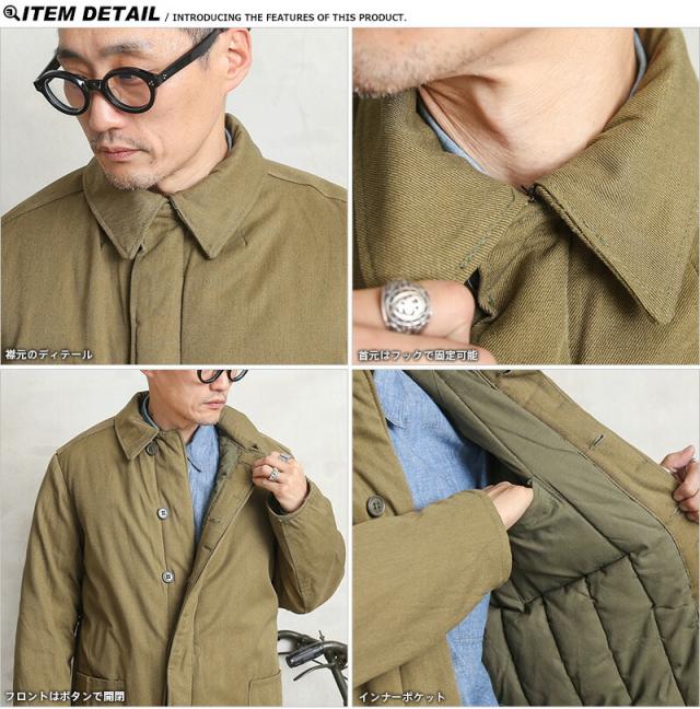 実物 新品 デッドストック ロシア軍（旧ソ連軍）70s〜80s キルティング ジャケット【Cx】【I】｜ミリタリージャケット ワークジャケット メンズ アウター 軍モノ 軍放出品 大きいサイズ オリーブ ソビエト_8