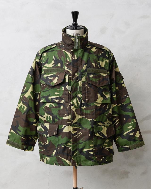 実物 新品 デッドストック ルーマニア軍 M2002 リップストップ フィールドジャケット DPMカモ ベルクロポケット【Cx】【I】｜ミリタリージャケット メンズ アウター 軍モノ 軍放出品 大きいサイズ 作業着 迷彩カモフラージュ_2