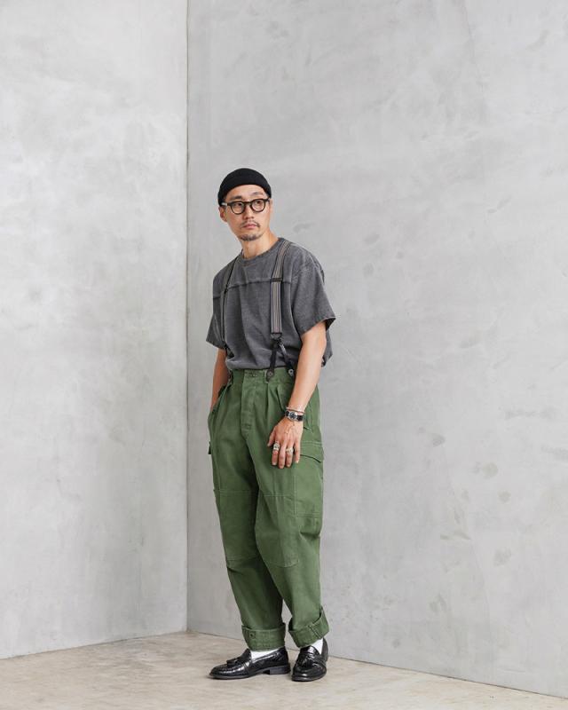 実物 USED スウェーデン軍 M-59 カーゴパンツ【Cx】【I